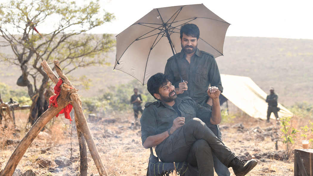 చిరు-చరణ్ల ఆచార్య వర్కింగ్ స్టిల్ విడుదల